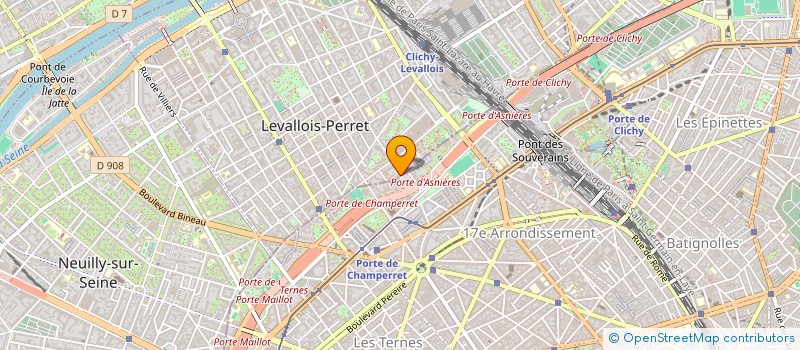 localisation de l'entreprise MEDIAEVENT à LEVALLOIS-PERRET
