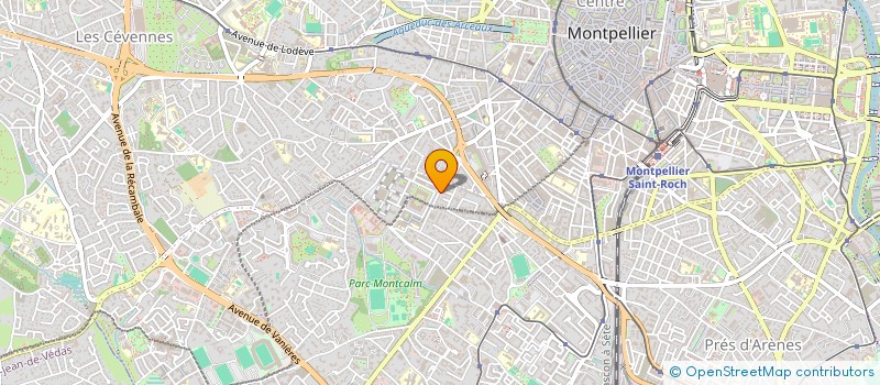 localisation de l'entreprise MEDIAFFICHE à CASTELNAU-LE-LEZ