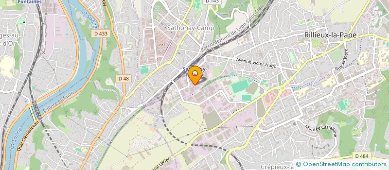 localisation de l'entreprise MEDIAFOR à RILLIEUX-LA-PAPE