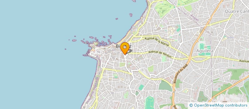 localisation de l'entreprise MEDIAFORM à BIARRITZ