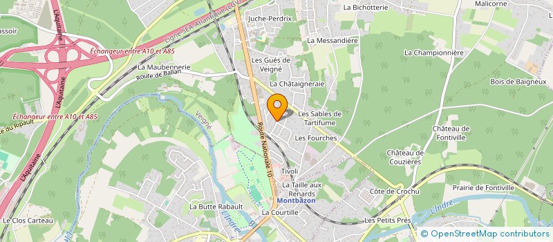 localisation de l'entreprise MEDIAFORM à VEIGNE