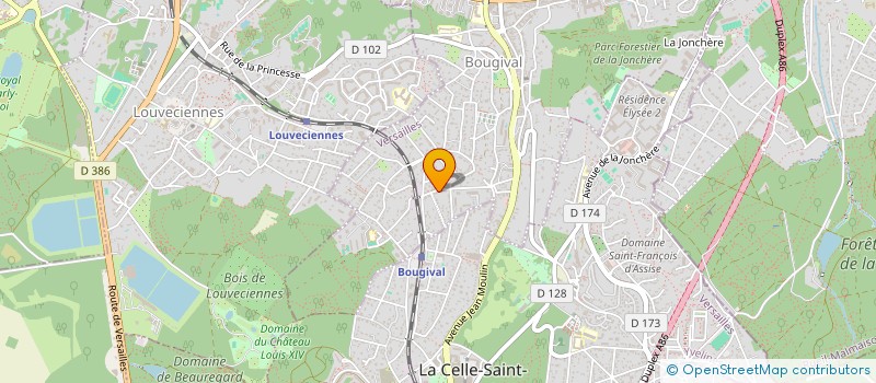 localisation de l'entreprise MEDIAFRIKA  LOUVECIENNES