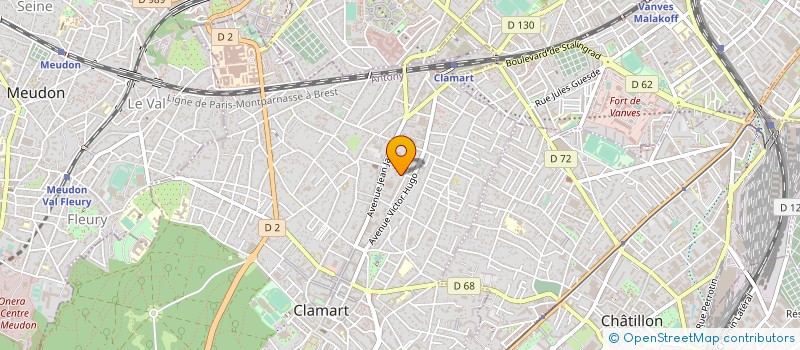 localisation de l'entreprise MEDIAGHAT à CLAMART