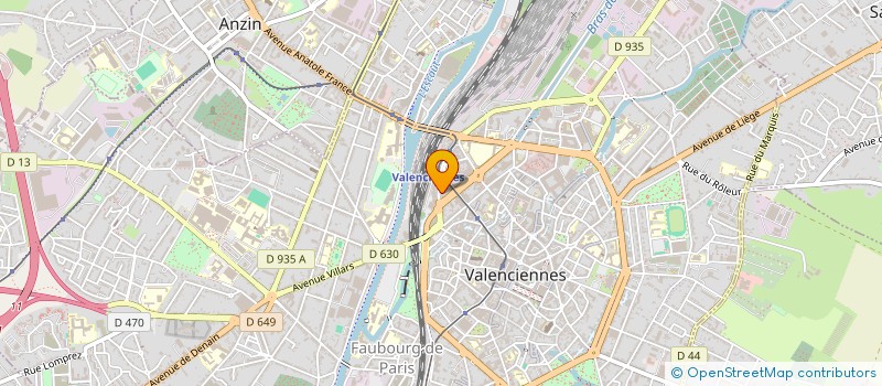 localisation de l'entreprise MEDIAGLAM à VALENCIENNES