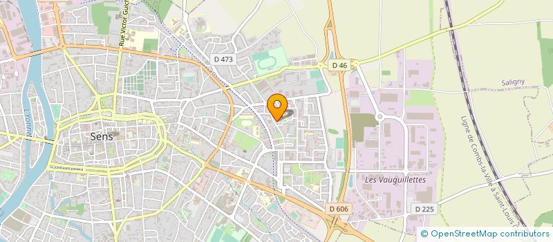 localisation de l'entreprise MEDIAGRAL à SENS
