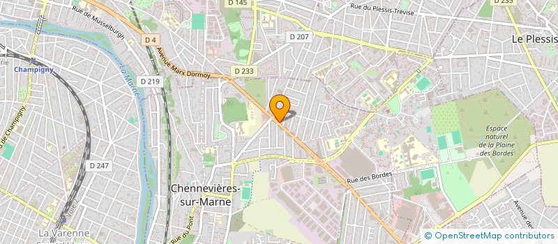 localisation de l'entreprise MEDIAGROUPE  CHENNEVIERES-SUR-MARNE