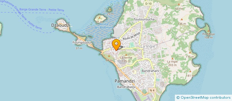 localisation de l'entreprise MEDIAKO à DZAOUDZI