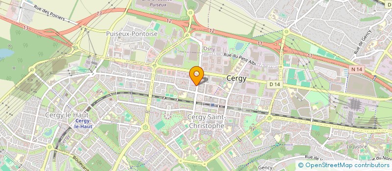 localisation de l'entreprise MEDIAKOM  CERGY