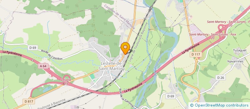 localisation de l'entreprise MEDIAL CONSEIL  LESTELLE-DE-SAINT-MARTORY