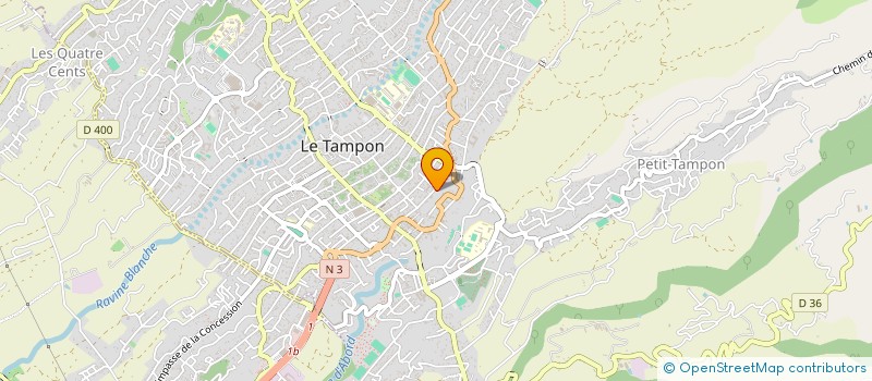 localisation de l'entreprise MEDIAL LA REUNION  LE TAMPON