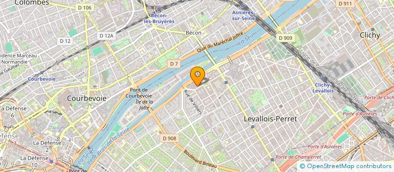 localisation de l'entreprise MEDIALAB à LEVALLOIS-PERRET