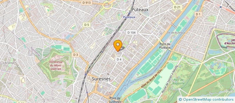 localisation de l'entreprise MEDIALAN à SURESNES