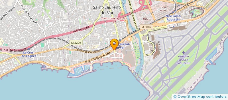 localisation de l'entreprise MEDIALARME à SAINT-LAURENT-DU-VAR