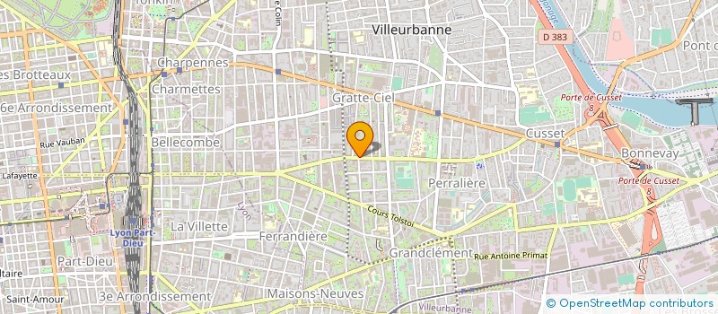 localisation de l'entreprise MEDIALISON à VILLEURBANNE