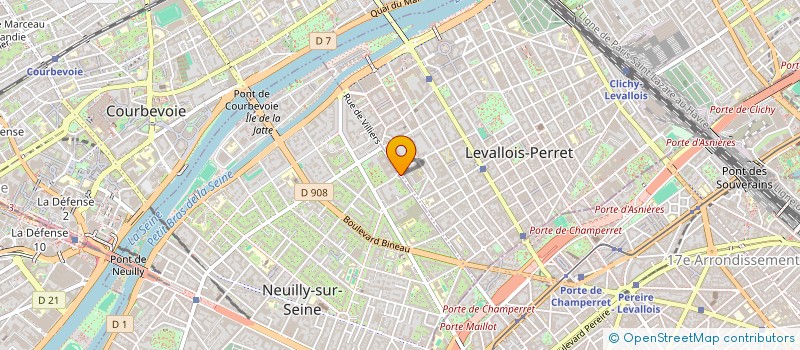 localisation de l'entreprise MEDIALIST à LEVALLOIS-PERRET