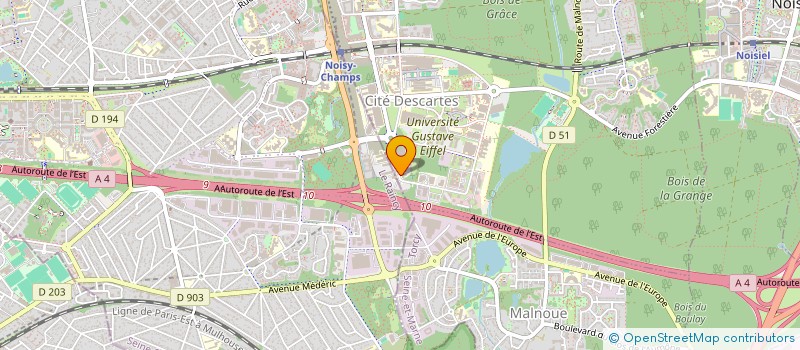localisation de l'entreprise MEDIALOG à CHAMPS-SUR-MARNE