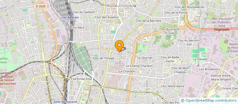 localisation de l'entreprise MEDIALOGUE  ORLEANS