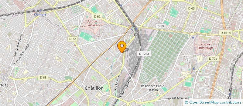 localisation de l'entreprise MEDIALON à CHATILLON