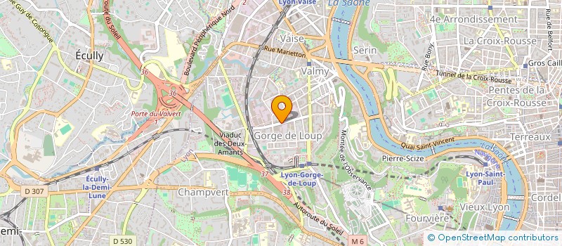localisation de l'entreprise MEDIALYS-COMMUNICATION ET MEDIAS à LYON