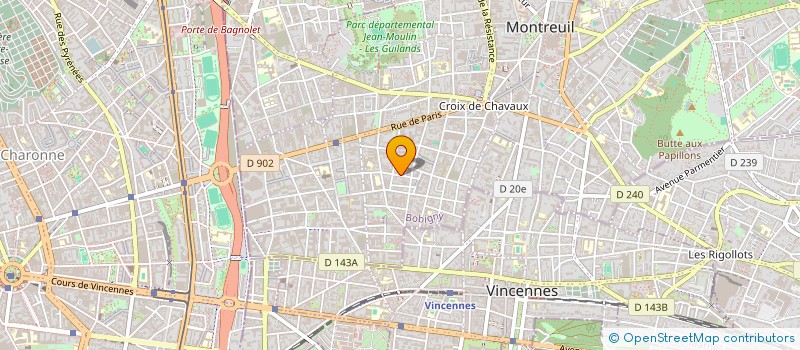 localisation de l'entreprise MEDIAM à MONTREUIL
