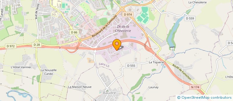 localisation de l'entreprise MEDIAMANCHE  SAINT-LO