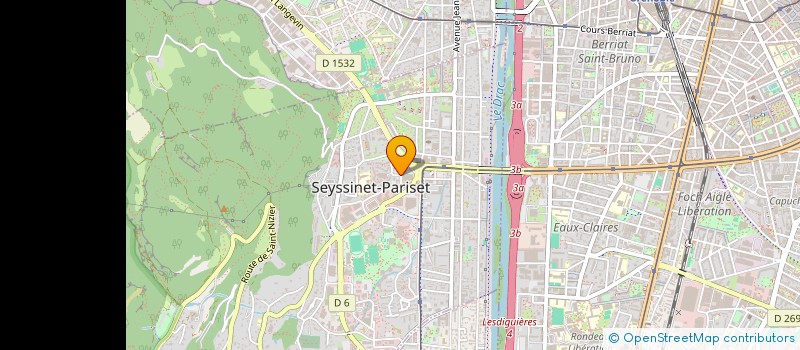 localisation de l'entreprise MEDIAMAX  SEYSSINET-PARISET