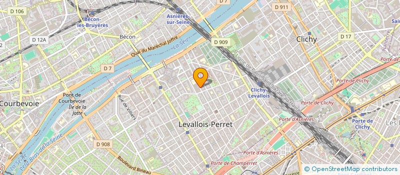 localisation de l'entreprise MEDIAMETRIE EXPANSION à LEVALLOIS-PERRET