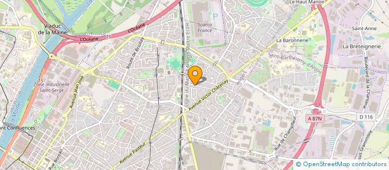 localisation de l'entreprise MEDIAMIND à ANGERS