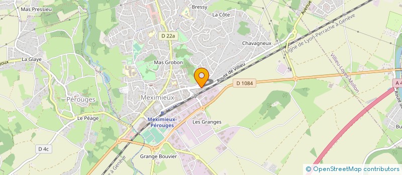 localisation de l'entreprise MEDIAMINE DISTRIBUTION à MEXIMIEUX