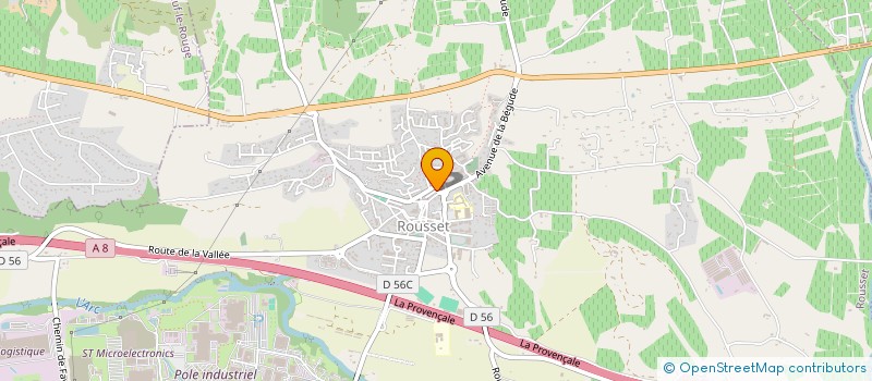 localisation de l'entreprise MEDIAMUSIQUE  ROUSSET