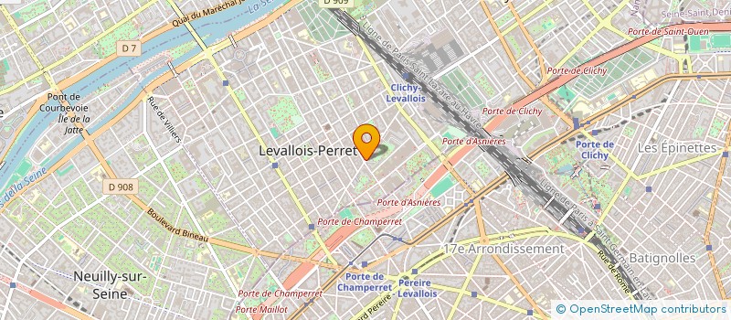 localisation de l'entreprise MEDIAN NUMERIQUE SAS à LEVALLOIS-PERRET