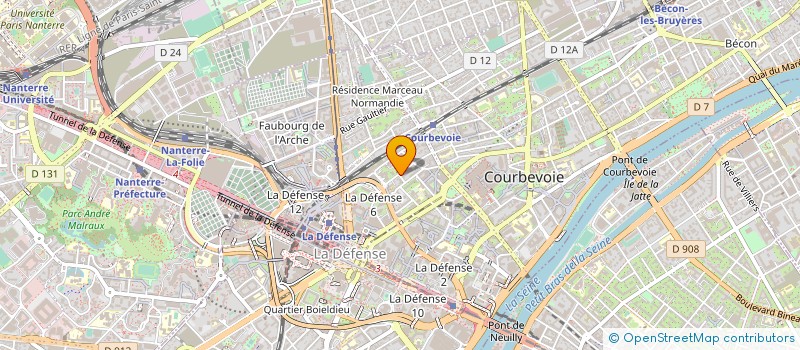 localisation de l'entreprise MEDIANE à COURBEVOIE