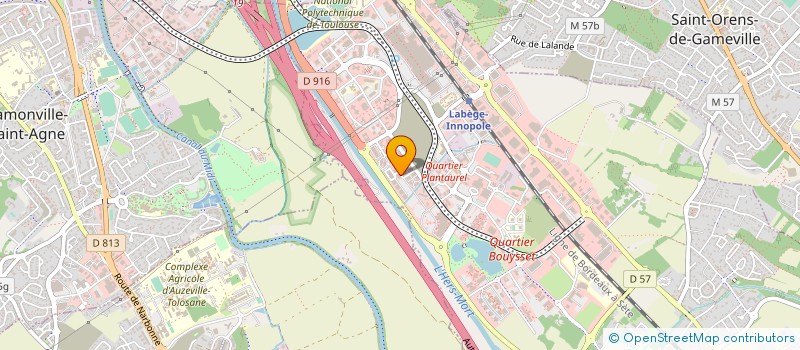 localisation de l'entreprise MEDIANE INGENIERIE à LABEGE