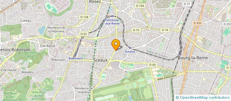 localisation de l'entreprise MEDIANE OFFICE à SCEAUX
