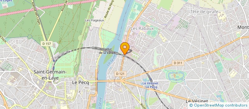 localisation de l'entreprise MEDIANE SYSTEME à LE PECQ
