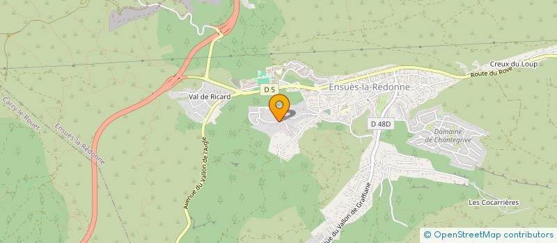 localisation de l'entreprise MEDIANERO FINANCES  ENSUES-LA-REDONNE