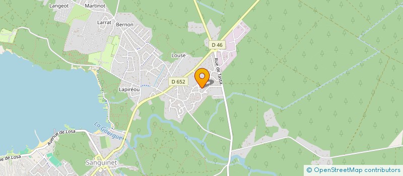 localisation de l'entreprise MEDIANIM à SANGUINET