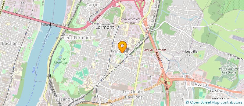 localisation de l'entreprise MEDIANIMATION à LORMONT