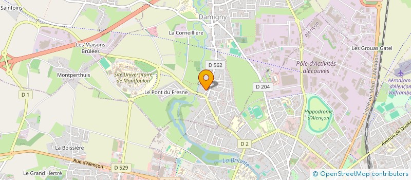localisation de l'entreprise MEDIANIME à DAMIGNY