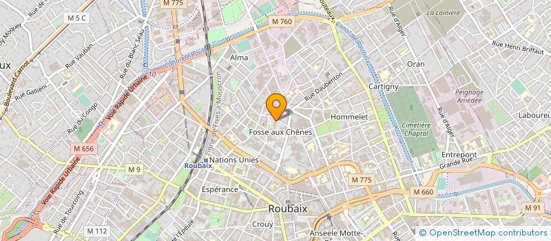 localisation de l'entreprise MEDIANOR SA  ROUBAIX