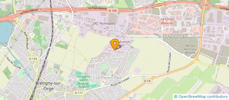 localisation de l'entreprise MEDIAPHONICS FRANCE à LE PLESSIS-PATE