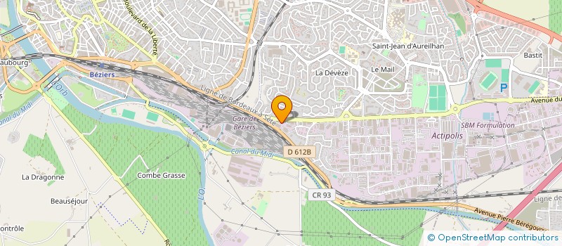 localisation de l'entreprise MEDIAPHOT INTERNATIONAL SA à BEZIERS