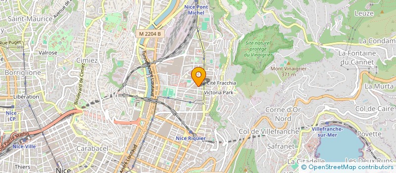 localisation de l'entreprise MEDIAPOLIS à NICE