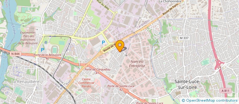 localisation de l'entreprise MEDIAPOLIS à NANTES