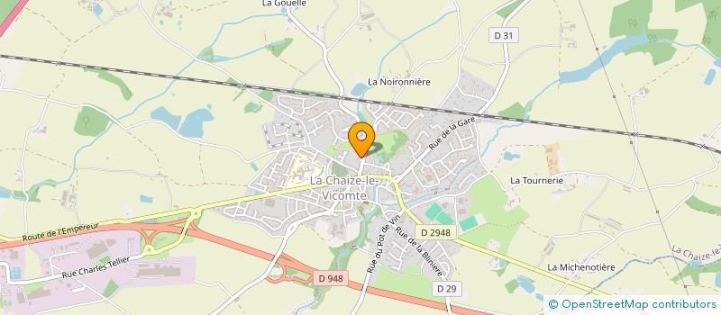 localisation de l'entreprise MEDIAPRO DEV à LA CHAIZE-LE-VICOMTE