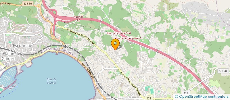 localisation de l'entreprise MEDIAPROXI à SANARY-SUR-MER