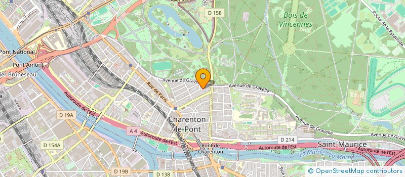 localisation de l'entreprise MEDIARAMA à CHARENTON-LE-PONT
