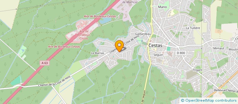 localisation de l'entreprise MEDIARCHI à CESTAS