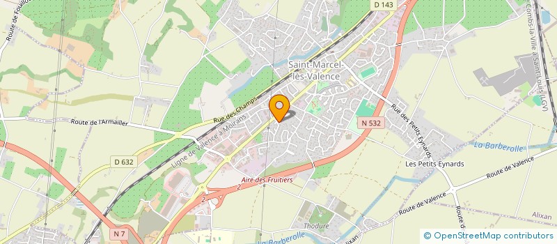 localisation de l'entreprise MEDIAS  SAINT-MARCEL-LES-VALENCE