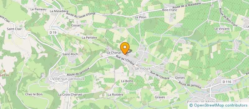 localisation de l'entreprise MEDIAS AVIRON à PORTE-DES-PIERRES-DOREES